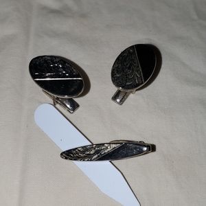 TIE CLIPS AND CUFFLINKS